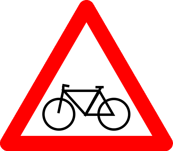 Fahrrad Vorfahrt Schild